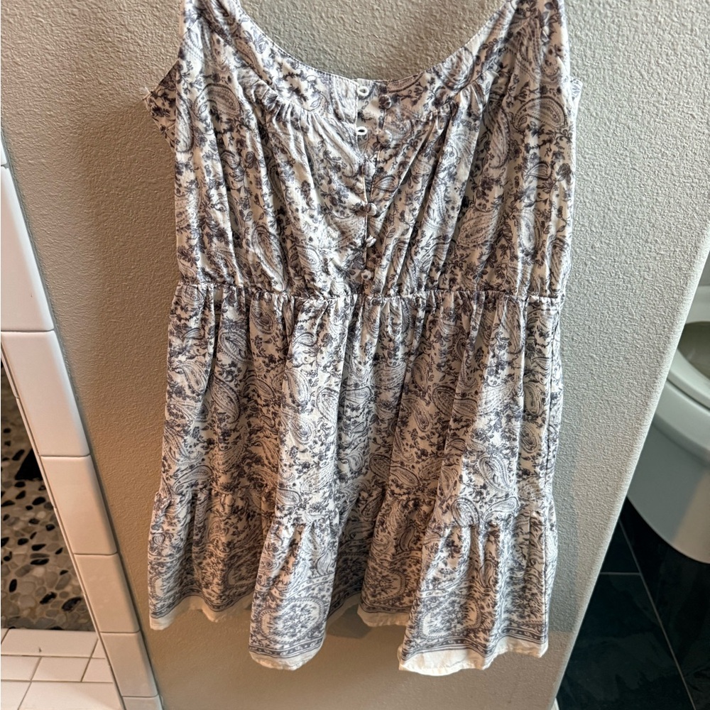 Floral Print Sleeveless Dress